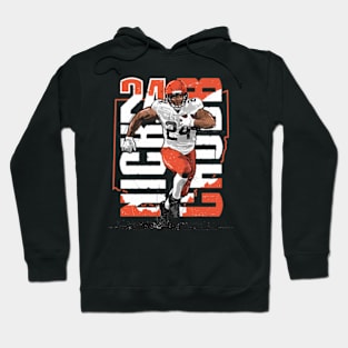 Nick Chubb Cleveland Vertical Name Hoodie